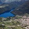 Il Lago di Levico e sullo sfondo il Lago di Caldonazzo:uno spettacolo tutto trentino